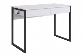 Стол Юниор белое дерево/черный муар в Пангоды - pangody.mebel-tymen.ru | фото