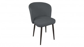 Стул «Боско»  Черный муар, Велюр DREAM Grafit (темно-серый) в Пангоды - pangody.mebel-tymen.ru | фото