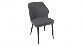 Стул «Крис» Черный муар, Микровелюр BRENDY Graphite в Пангоды - pangody.mebel-tymen.ru | фото