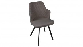 Стул «Лукас» Черный муар, Микровелюр BRENDY Latte в Пангоды - pangody.mebel-tymen.ru | фото