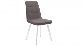 Стул «Рони»  Белый муар, Микровелюр BRENDY Latte в Пангоды - pangody.mebel-tymen.ru | фото