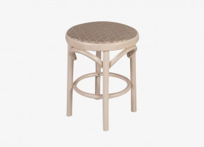 Табурет Мягкий Бежевый/Беленый дуб в Пангоды - pangody.mebel-tymen.ru | фото