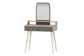 Трюмо 4-25916 (ш800*г448*в1330мм), ЛДСП Графит/Дуб крафт серый в Пангоды - pangody.mebel-tymen.ru | фото