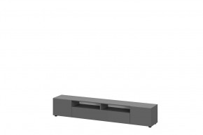 Тумба для телевидеоаппаратуры графит серый Денвер в Пангоды - pangody.mebel-tymen.ru | фото