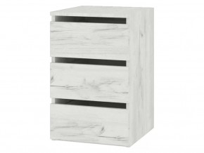 Тумба Кент-1 Секция-4 Дуб Крафт Белый в Пангоды - pangody.mebel-tymen.ru | фото