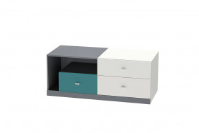 Тумба Клео Т-1, 1200 мм, графит, миндаль, океан Диал в Пангоды - pangody.mebel-tymen.ru | фото