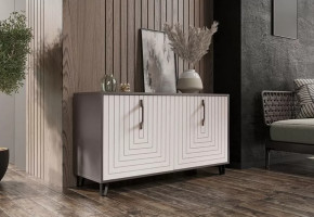 Тумба Квадро М-5, софт серый/софт вайт в Пангоды - pangody.mebel-tymen.ru | фото