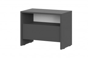 Тумба прикроватная Камелия 1 Серия 2, графит в Пангоды - pangody.mebel-tymen.ru | фото
