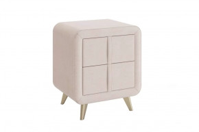 Тумба прикроватная Софи 2 крем (велюр) в Пангоды - pangody.mebel-tymen.ru | фото