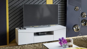 Тумба ТВ тип 1 Белый Ясень в Пангоды - pangody.mebel-tymen.ru | фото