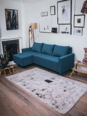 Угловой диван Шерри Савана Деним в Пангоды - pangody.mebel-tymen.ru | фото