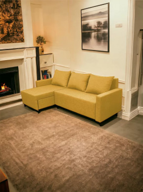 Угловой диван Шерри Савана Елоу в Пангоды - pangody.mebel-tymen.ru | фото