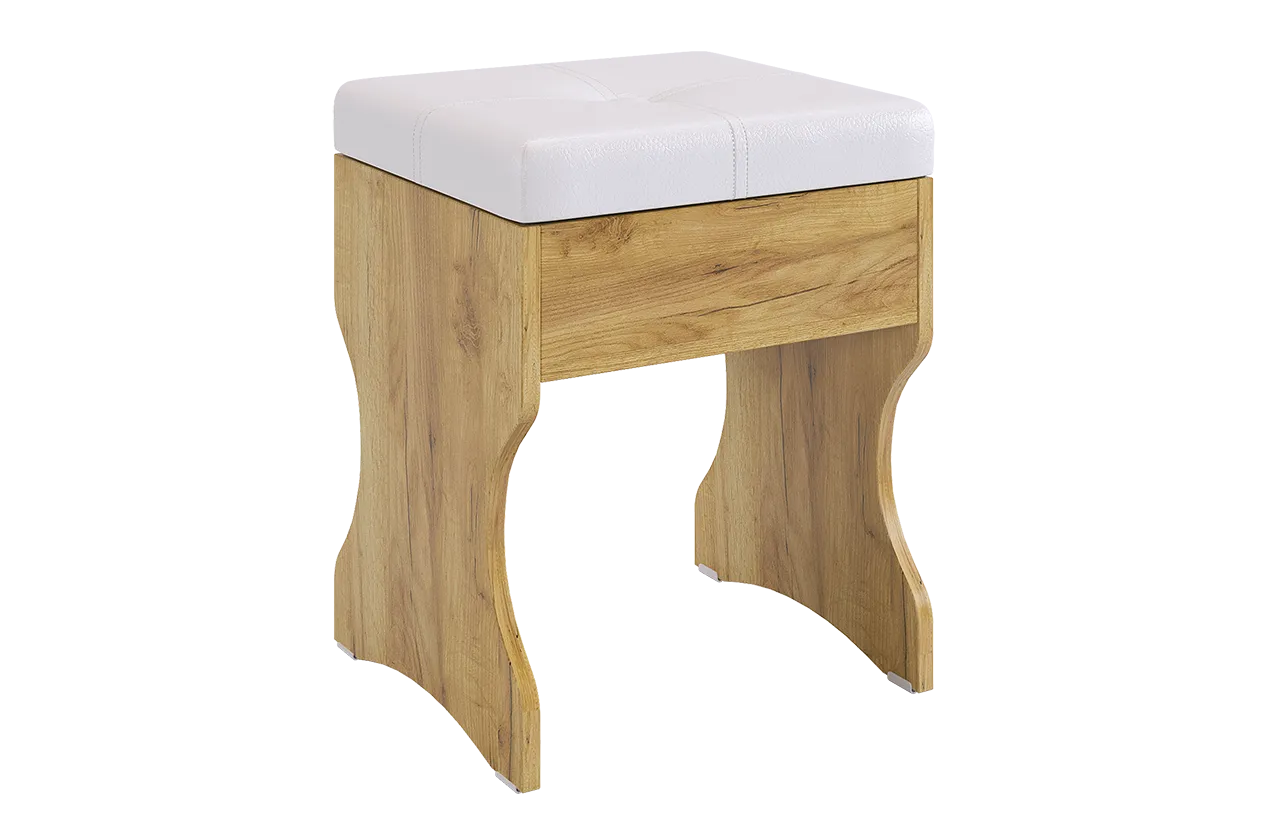 Пуф Виктория-1 дуб крафт золотой в Пангоды - pangody.mebel-tymen.ru | фото