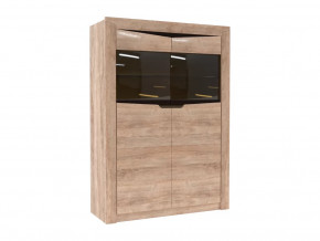 Витрина малая Версаль-5 Секция-11 Дуб баррик в Пангоды - pangody.mebel-tymen.ru | фото