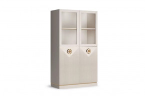 Витрина низкая "Капри" Сатин/Сатин в Пангоды - pangody.mebel-tymen.ru | фото